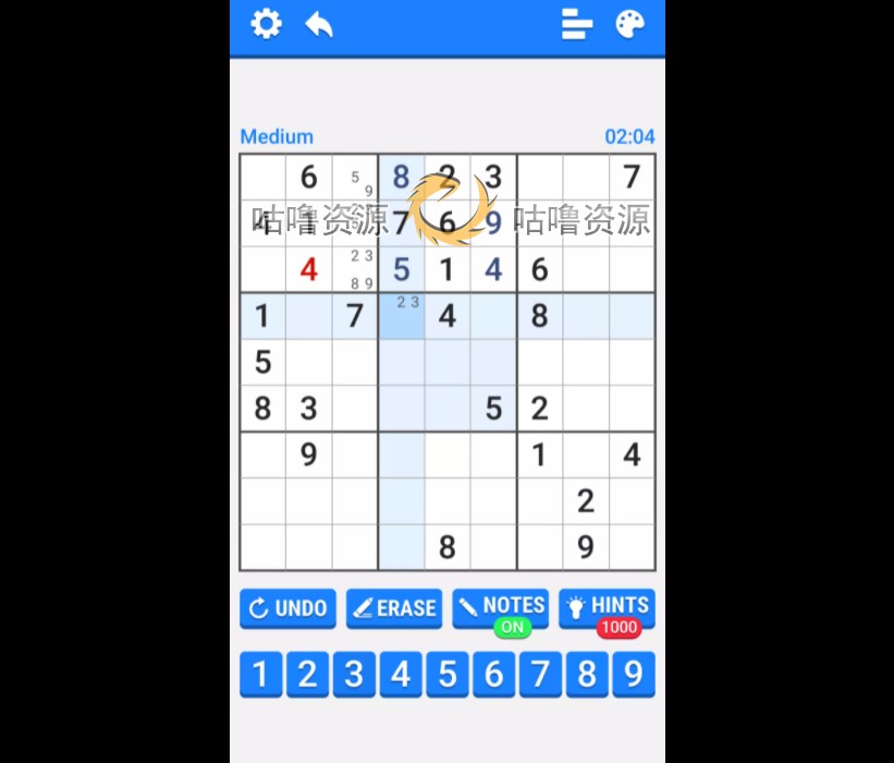 Unity 数独游戏项目源码 Sudoku Classic Puzzle Game1.3.2包更新