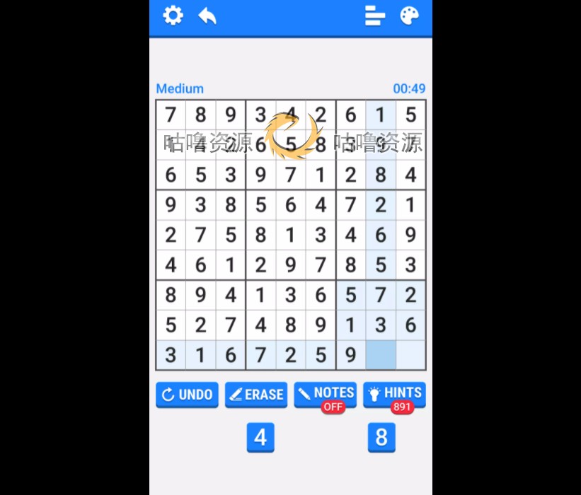 Unity 数独游戏项目源码 Sudoku Classic Puzzle Game1.3.2包更新