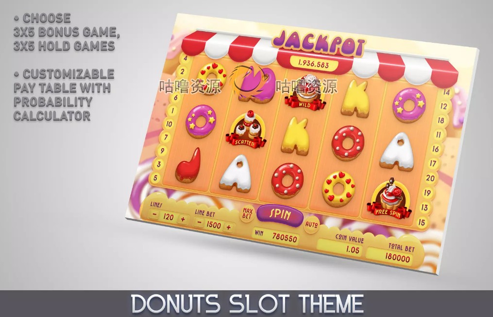 Unity3D 休闲老虎机游戏项目源码 MK Modern Casino Bundle 1.2