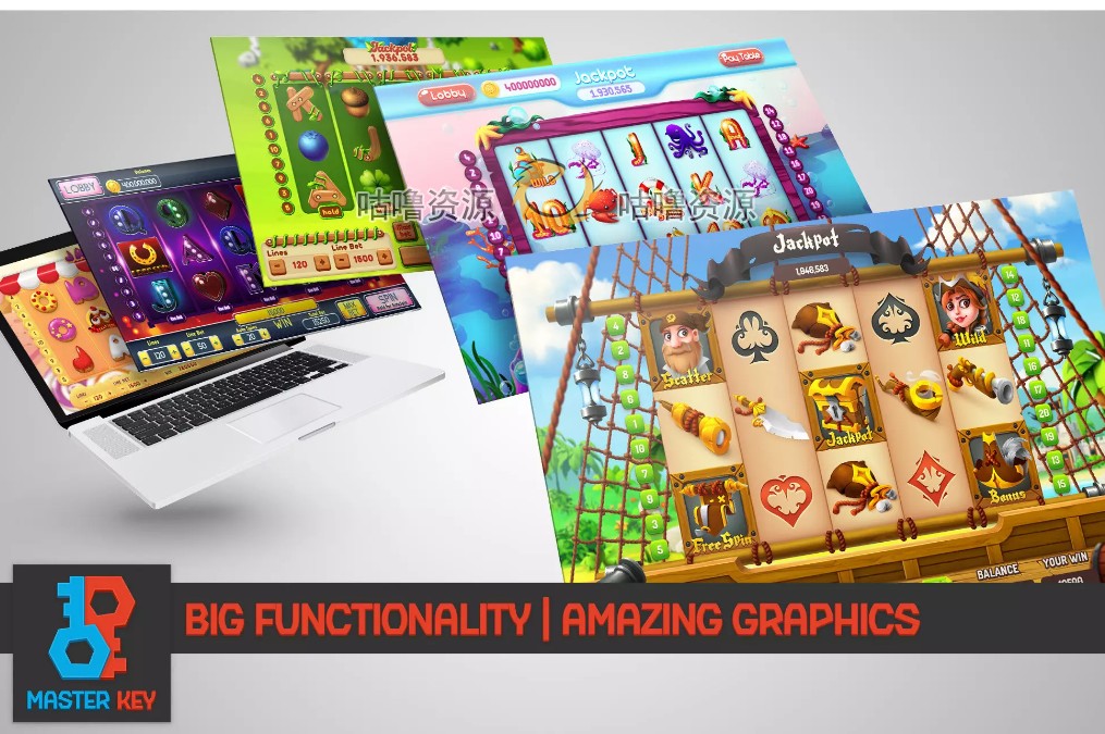 Unity3D 休闲老虎机游戏项目源码 MK Modern Casino Bundle 1.2 - 宋马