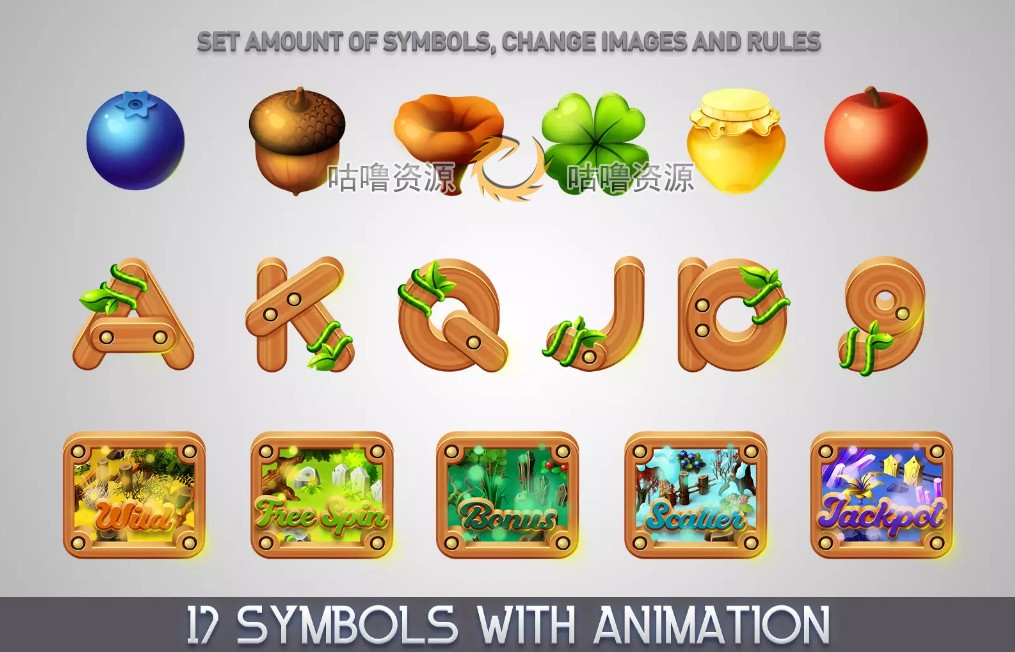 Unity3D 休闲老虎机游戏项目源码 MK Modern Casino Bundle 1.2