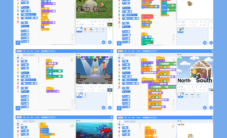 scratch2.0 3.0编程项目源文件源码经典游戏案例素材源代码2500个