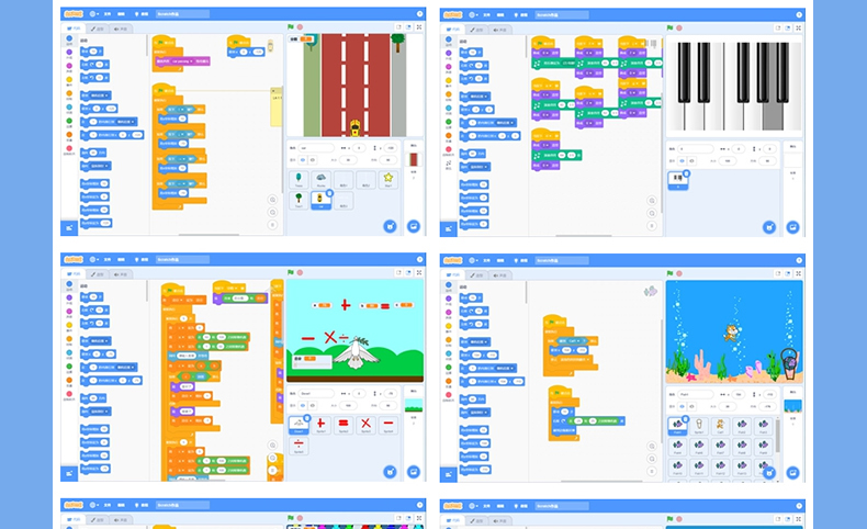 scratch2.0 3.0编程项目源文件源码经典游戏案例素材源代码2500个