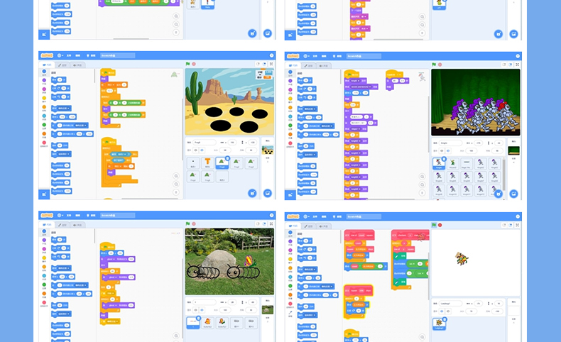 scratch2.0 3.0编程项目源文件源码经典游戏案例素材源代码2500个