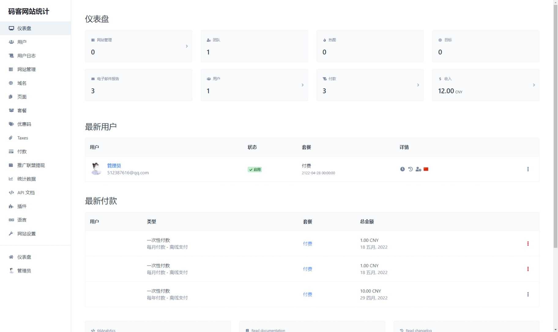 可运营统计站点PHP源码 网站统计源码 统计代码 统计代码js 多用