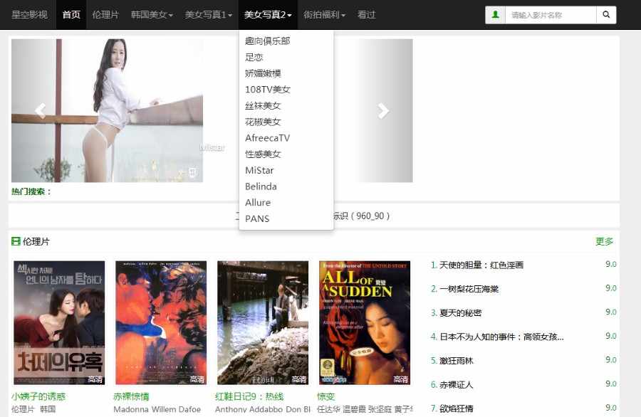 简约视频 H 网站，支持VIP播放，自带采集，包含数据