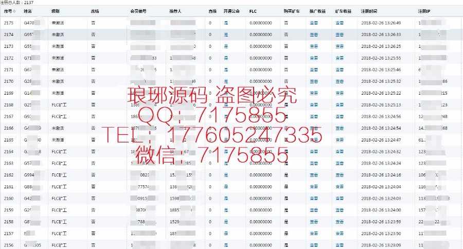 【运营中】FLC数字资产GEC数字资产源码