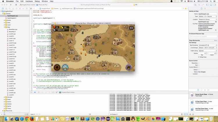 Cocos2d-X游戏手游源码/iOS/android/皇家守卫军稀有源码