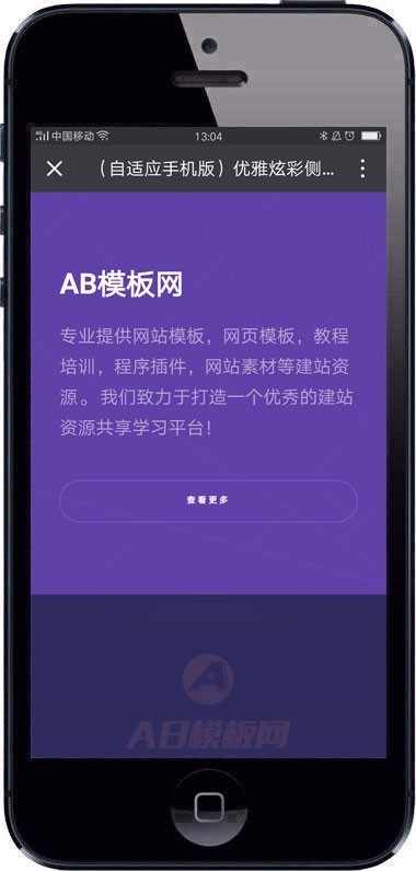 （自适应手机版）优雅炫彩侧边响应式企业展示通用织梦模板+利于SEO优化