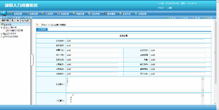 大型HR人力资源管理系统