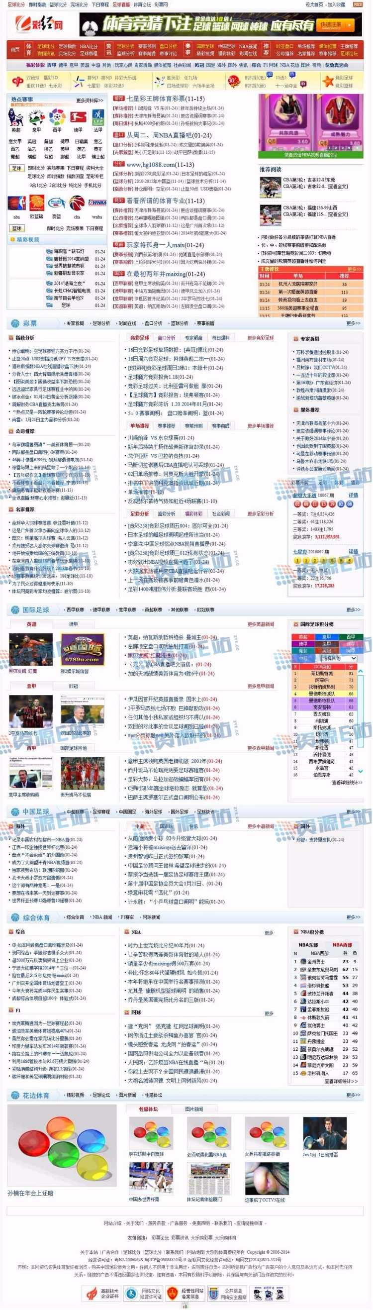 彩经网源码+彩经网门户整站源码+全站数据
