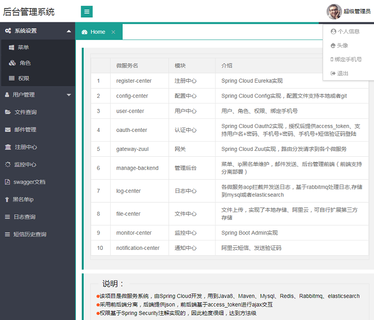 微服务 spring cloud源码+讲解视频 oauth2认证授权 spring boot