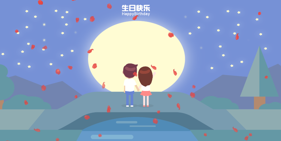 表白生日快乐HTML源码安装简单方便