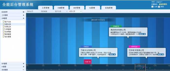 大型ERP 企业OA 多功能后台管理系统