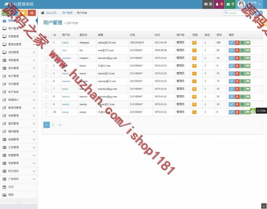 thinkphp3.2.2仿phpwind论坛网站平台源码（后台漂亮强大的管理 ）