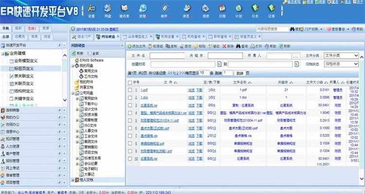 ER快速开发平台源码