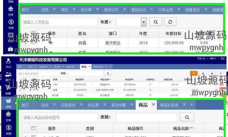 JAVA开发的ERP源码,进销存财务一体化软件源码 ERP源码 Java源码