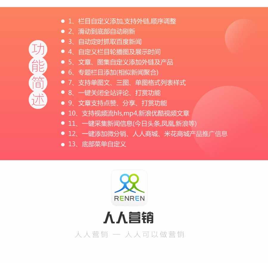 人人新闻营销 5.2.6 新版 添加关键词订阅分类功能