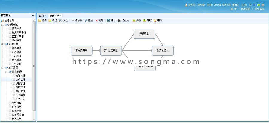 B/S MVC工作流引擎源码 asp.net源码