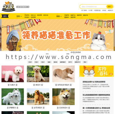 92ganme《小可爱宠物网》专业宠物资讯平台+采集