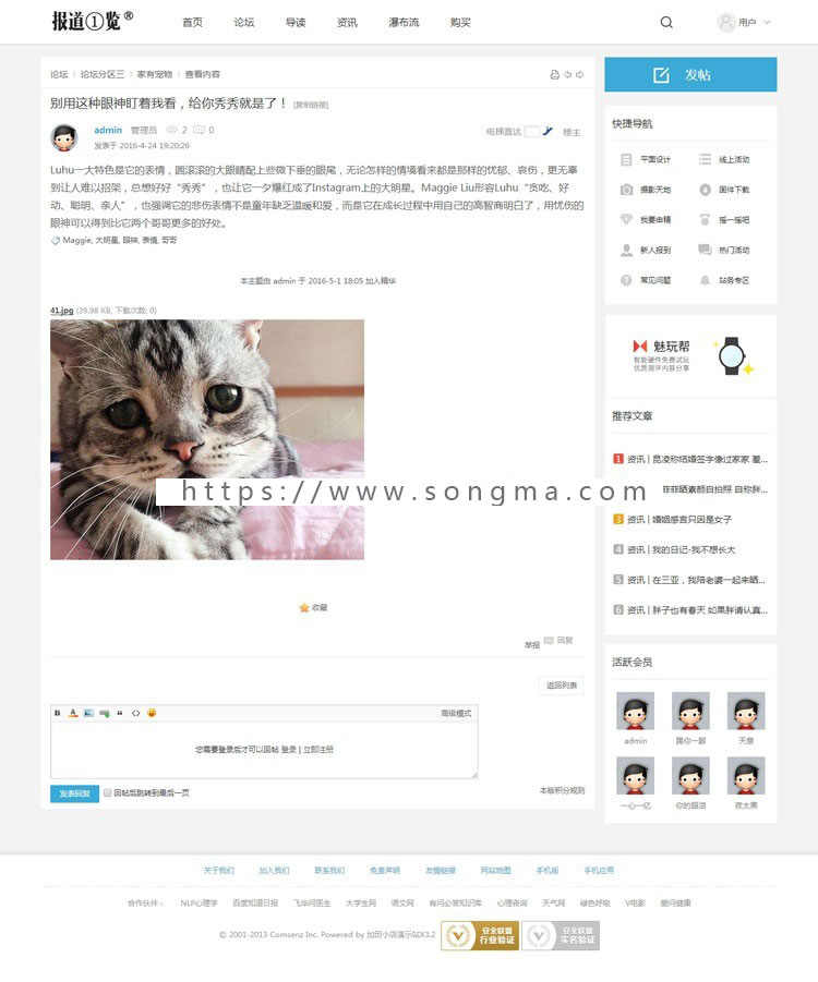 新媒体整站论坛程序 互动/新媒体beta商业版 dz资讯【整站源码带数据】