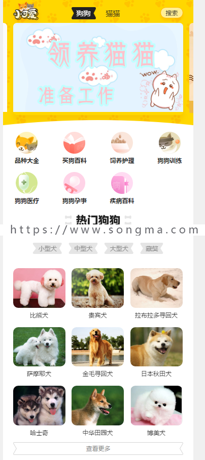 92ganme《小可爱宠物网》专业宠物资讯平台+采集