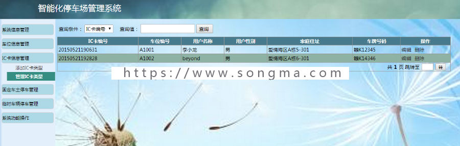 Java 基于Web停车场管理系统的设计与实现源码+数据库+文档+项目辅导视频