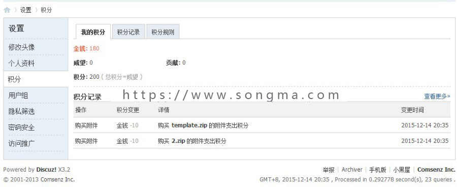 附件打折和下载限制 商业版V5.1
