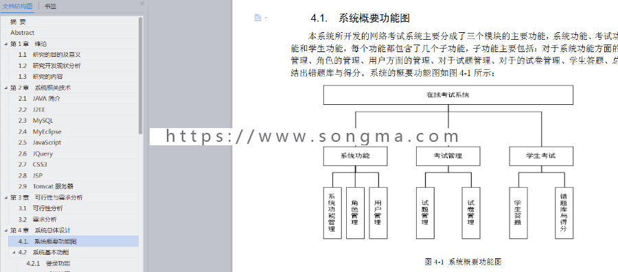 Java 网络考试系统的设计与实现源码+数据库+文档+项目辅导视频