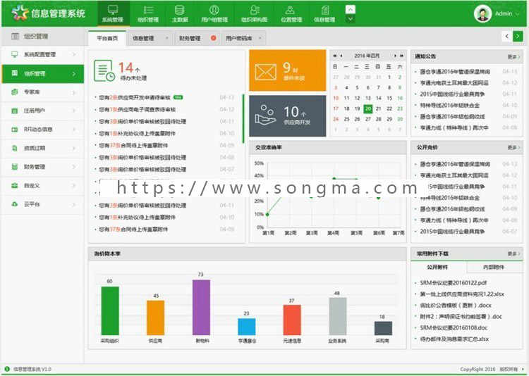 后台管理系统html5模板 html源码模板easyui1.4.5新版源码模板