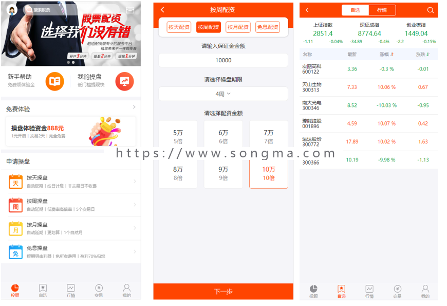 2019点买策略软件配资平台源码app+pc按天配资按周配资按月配资系统配资软件支持二开