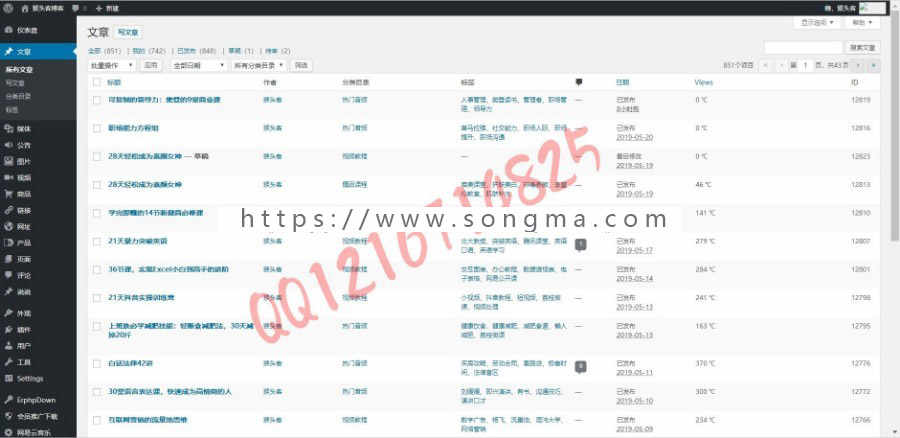 2019猴头客博客站整站打包Wordpress博客整站系统源码带VIP会员系统及操作文档