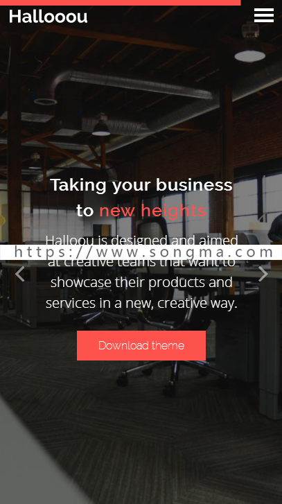 HTML5+CSS3网站炫酷模板+纯静态页面+PC移动端自适应