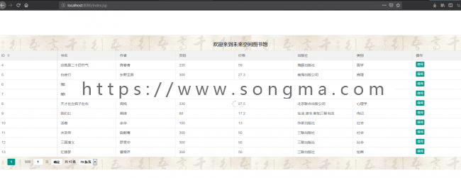 java图书借阅管理系统 java web图书馆借阅管理平台源码 jdbc+servlet +layui