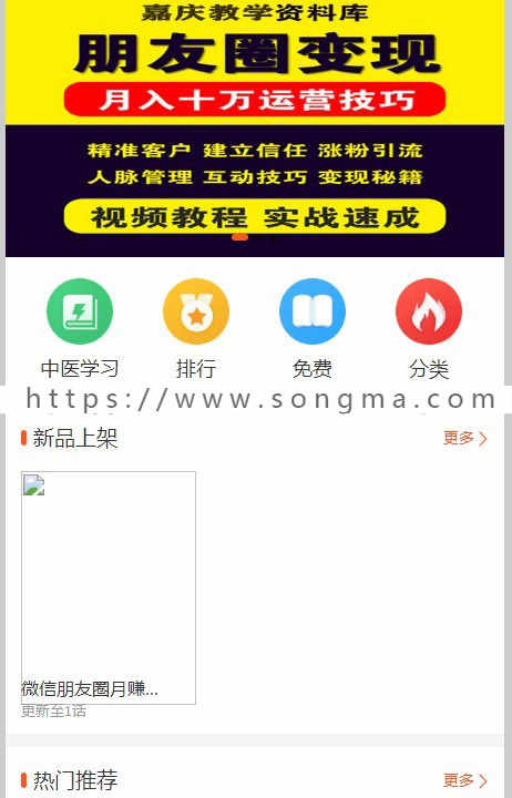 赚钱技巧与中医学习网站分销系统源码