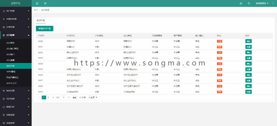 java开发聚合支付系统/代付系统/微信通道/支付宝通道/QQ通道/网银快捷通道/京东百度
