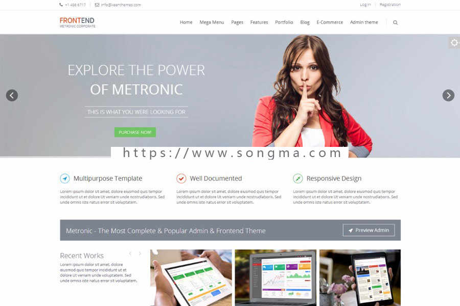 metronic5.1 bootstrap后台管理模板 html5后台网页模板 源码 
