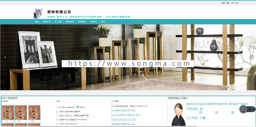 企业门户网站源码+新闻发布系统+新浪新闻采集爬虫