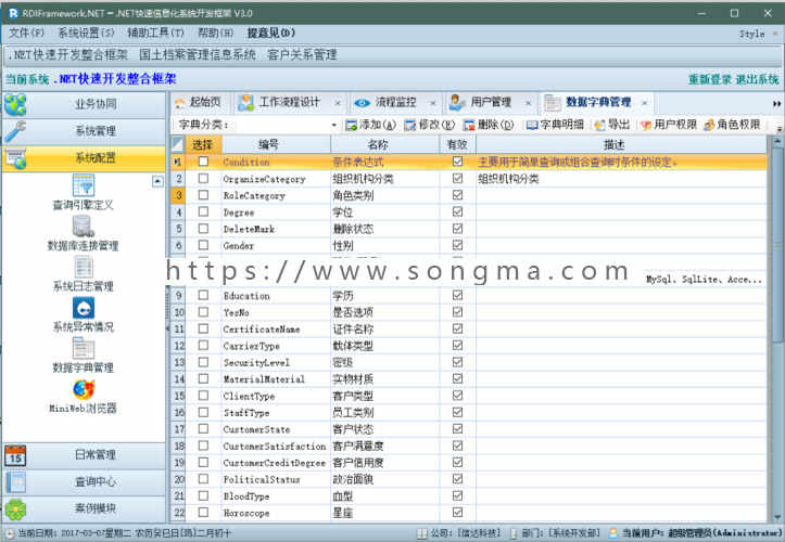 rdifra-mework.net3.0 快速开发框架源码 winform+web开发框架源码 