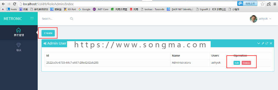 .net identity认证管理和signalr实时聊天源码 mvc5 bootstrap3 