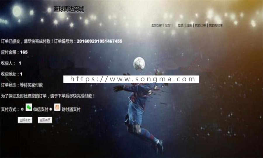 ASP.NET网上篮球商城源码
