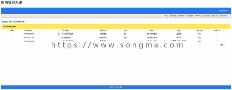 jsp图书管理系统源码+文档 java web ssh mvc bs 网页设计