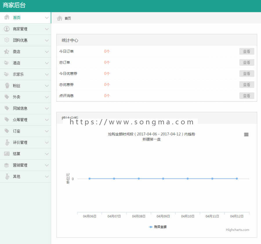 BAOcms7.6本地生活服务团购外卖家政O2O系统钻石版开源源码无限制