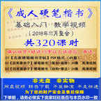 硬笔行楷书技法入门教程钢笔书法速成行书成人练字初学者教学视频