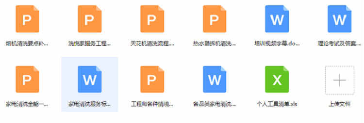 家电清洗技术视频教程 全套资料 去油污配方 家政清洁技术教程
