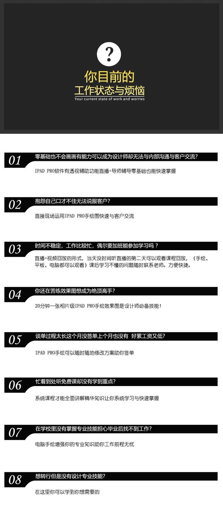 ipad手绘教程室内设计资料procreate电脑手绘视频教程2018