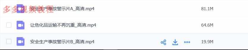 作业现场安全生产典型事故案例警示教育宣传片 培训视频教程