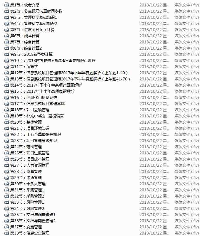 系统规划与管理师计算机技术与软件专业技术资格考试视频教程