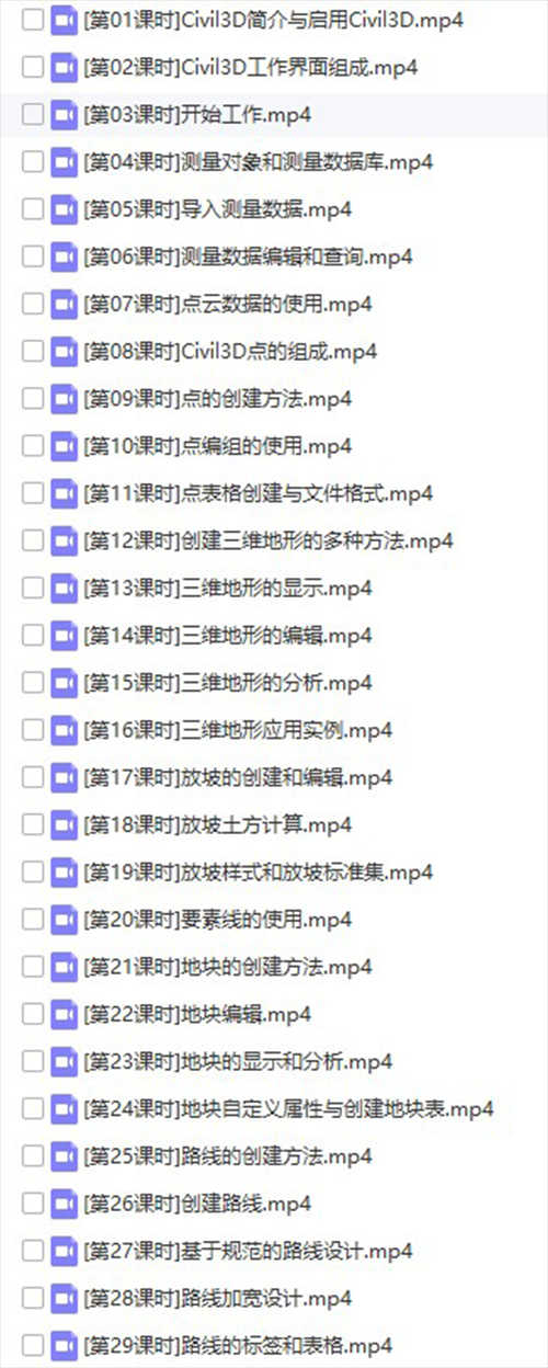 桥梁隧道道路BIM视频教程含revit/civil3d2018/dynamo/navisworks