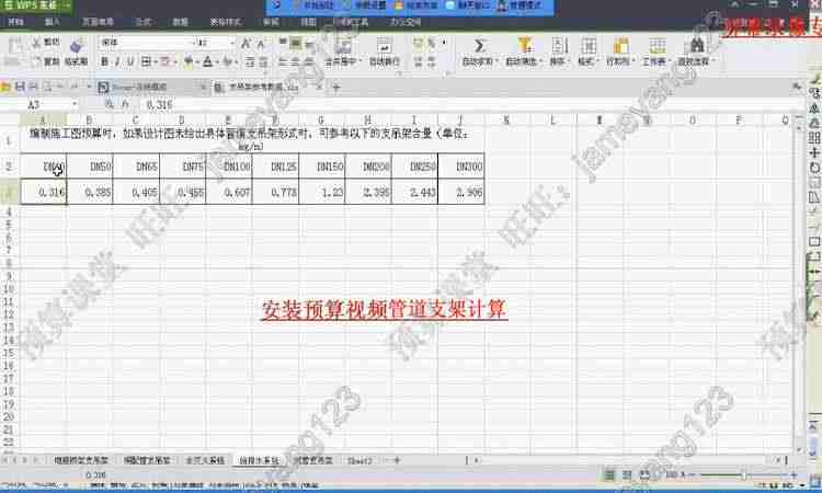 安装工程预算造价识图算量定额计价实例视频培训全网最系统教程